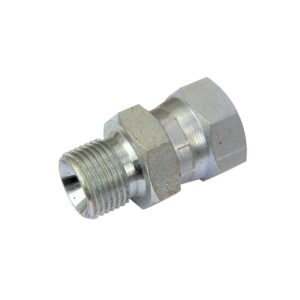 Plated Steel Coupling 3/8"F x 3/8"M