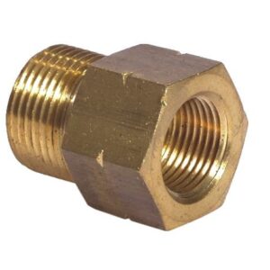 15mm Brass Nipple M22M x 1/4"F *NOT FOR KARCHER*