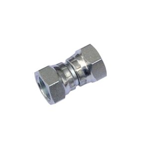 Plated Steel Screw Coup 1/4"F x 1/4"F