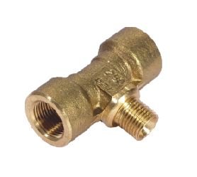 Brass Tee 3/8"F x 3/8"F x 3/8"F
